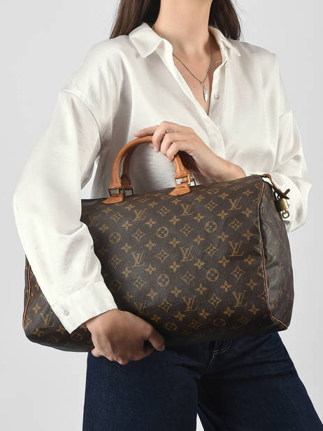 Handtas Second Life Louis vuitton Bruin second life M41522 ander zicht 1