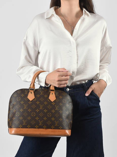 Handtas Second Life Louis vuitton Bruin second life F9JIQXUI ander zicht 1