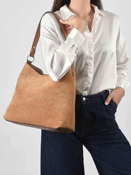Schoudertas K Daily Leder Karl lagerfeld Bruin k daily B3W30346 ander zicht 1