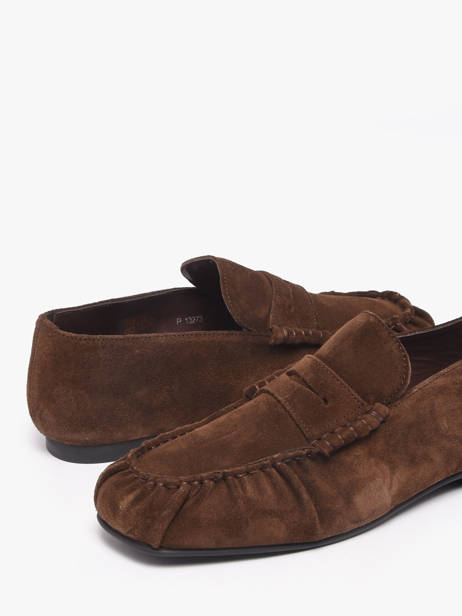 Mocassins Uit Leder Alohas Bruin women 10121401 ander zicht 2