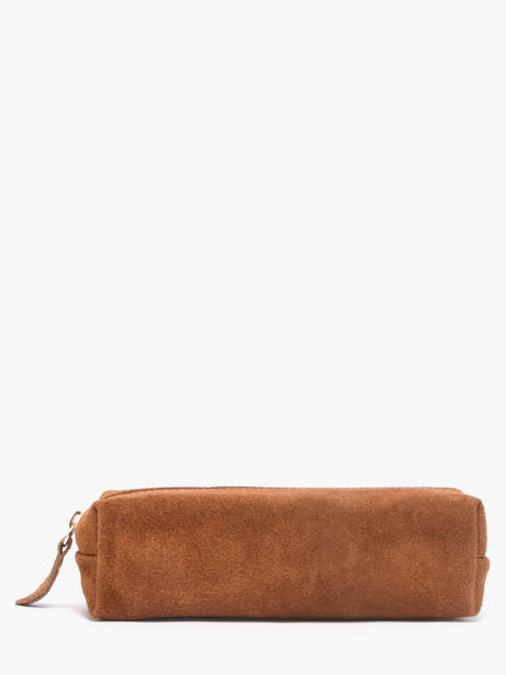 Etui Leder Milano Bruin velvet VE22116O