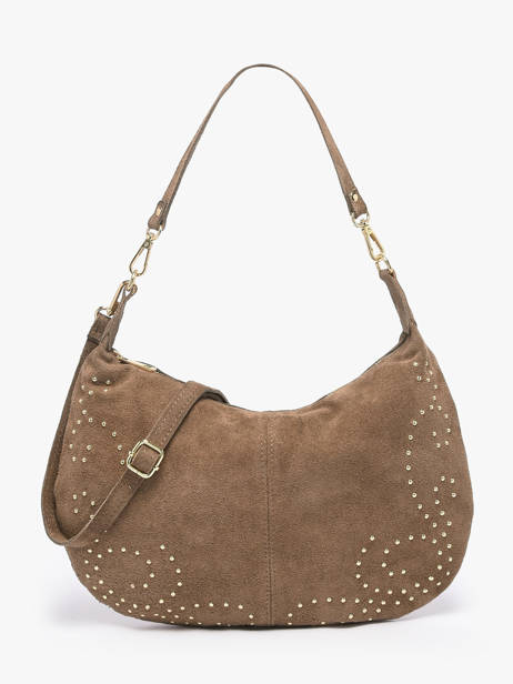 Schoudertas Velvet Milano Beige velvet VE26061