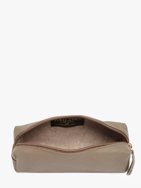 Etui Leder Milano Beige caviar CA22116O ander zicht 1