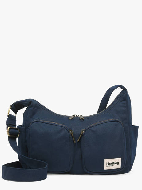 Cross Body Tas Best Seller Katoen Hindbag Blauw best seller EMILE