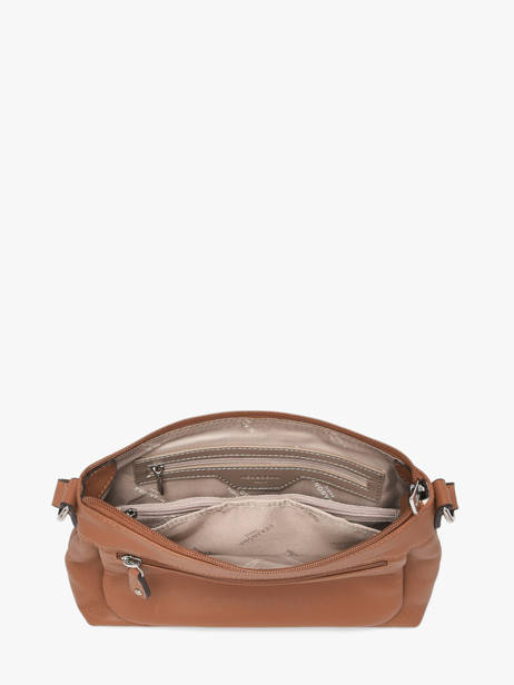Cross Body Tas Confort Leder Hexagona Bruin confort 464778 ander zicht 3