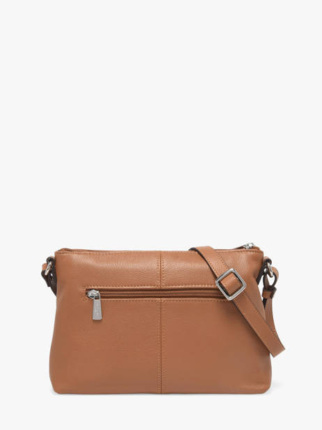 Cross Body Tas Confort Leder Hexagona Bruin confort 464778 ander zicht 4