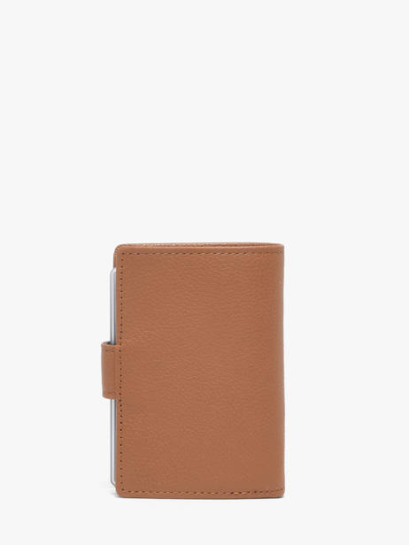 Kaarthouder Leder Hexagona Bruin confort 467254R ander zicht 2