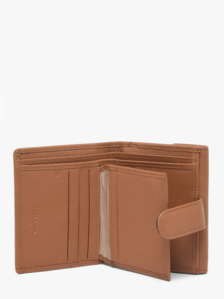 Portefeuille Leder Hexagona Bruin confort 467468R ander zicht 2