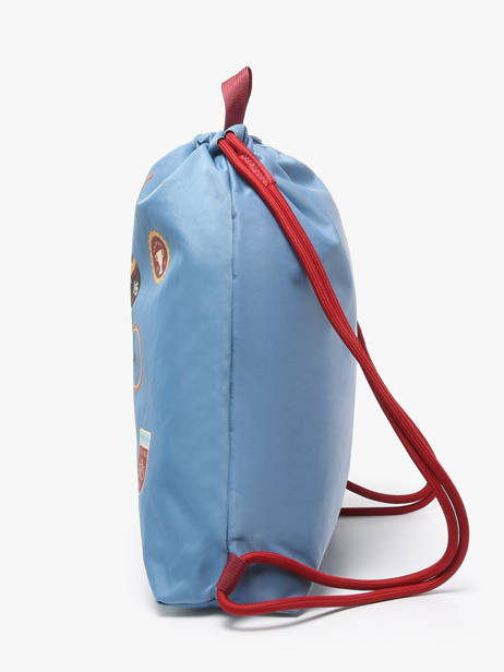 Sporttas Caramel et cie Blauw fier GA ander zicht 2
