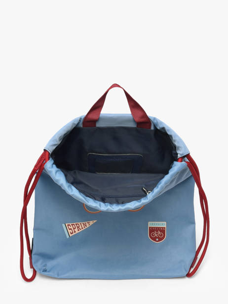 Sporttas Caramel et cie Blauw fier GA ander zicht 3