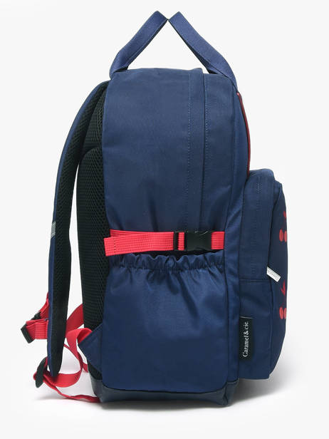 Rugzak 1 Compartiment Caramel et cie Blauw boheme FI ander zicht 2