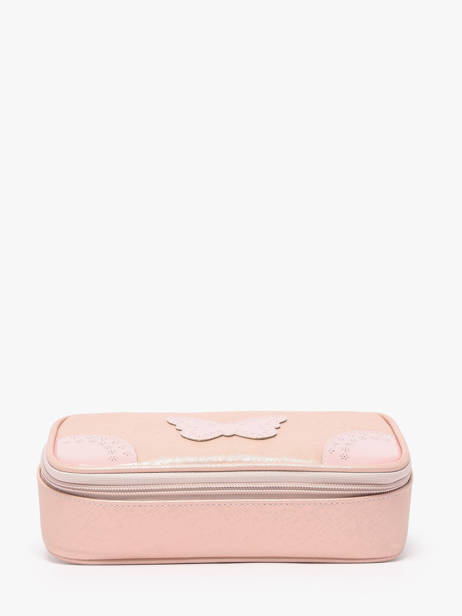 Pennenzak 1 Compartiment Caramel et cie Roze boheme FI