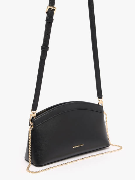 Cross Body Tas Athena Leder Michael kors Zwart athena S6G13C5L ander zicht 1