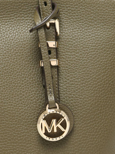 Handtas Quinn Leder Michael kors Groen quinn T5GQNT2L ander zicht 2