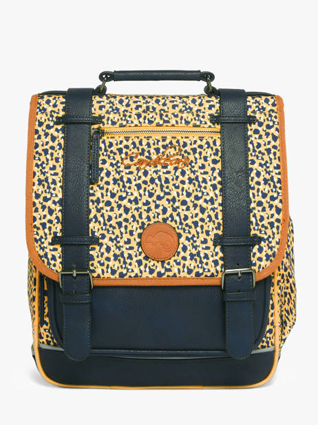 Rugzak 3 Compartimenten Cameleon Geel vintage fantasy PBVGSD39