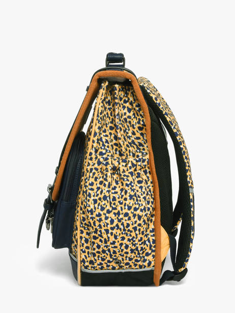 Rugzak 3 Compartimenten Cameleon Geel vintage fantasy PBVGSD39 ander zicht 2