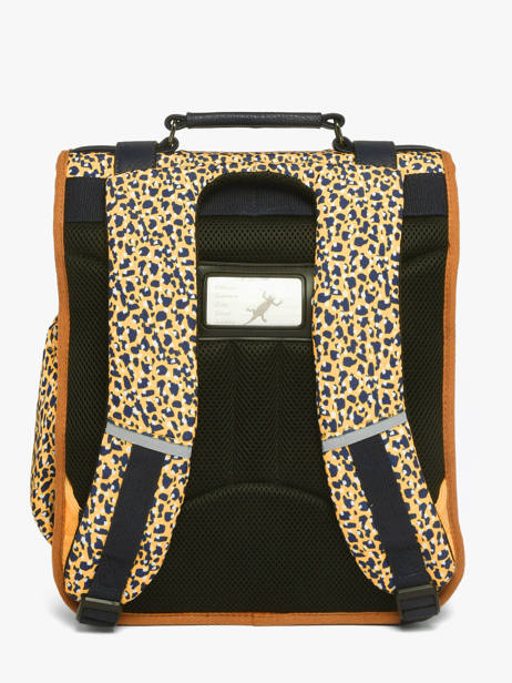 Rugzak 3 Compartimenten Cameleon Geel vintage fantasy PBVGSD39 ander zicht 4