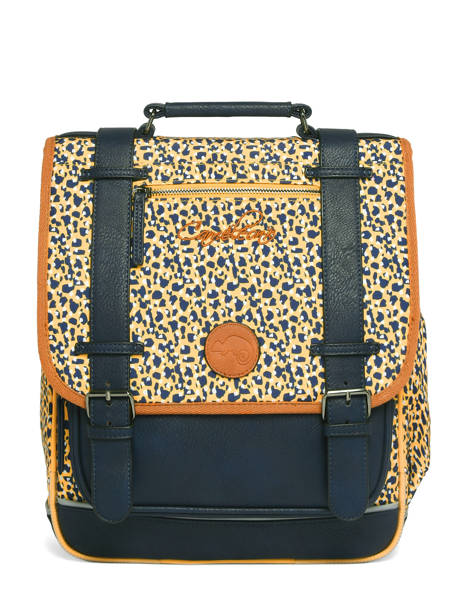 Rugzak 3 Compartimenten Cameleon Geel vintage fantasy PBVGSD39 ander zicht 6