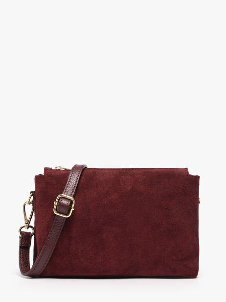 Cross Body Tas Velvet Caviar Leder Milano Rood velvet caviar VC24117