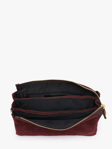 Cross Body Tas Velvet Caviar Leder Milano Rood velvet caviar VC24117 ander zicht 2
