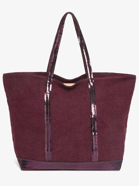 Schoudertas Met Rits L Le Cabas Linnen Vanessa bruno Rood cabas lin 31V40409