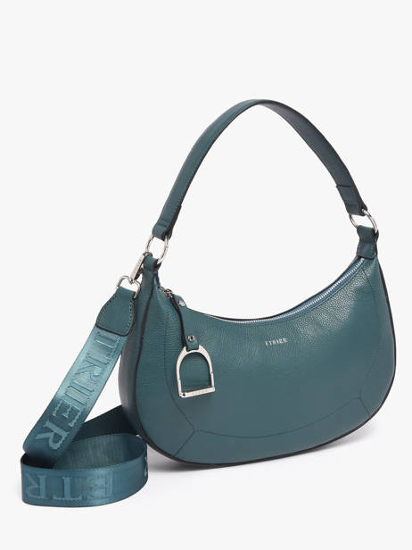Schoudertas M Altesse Leder Etrier Blauw altesse EALT017M ander zicht 3