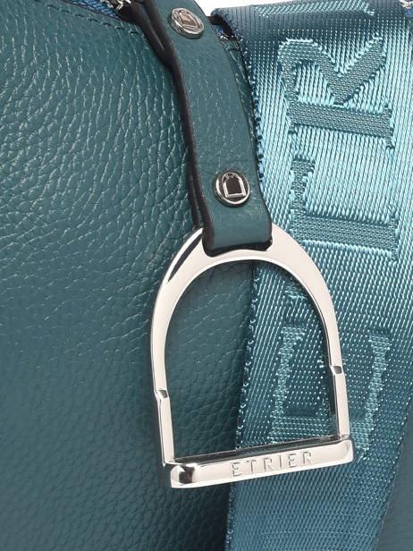 Schoudertas M Altesse Leder Etrier Blauw altesse EALT017M ander zicht 4