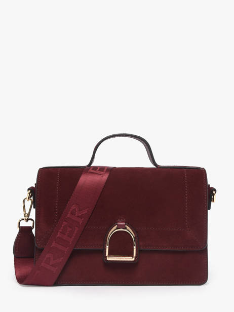 Cross Body Tas M Altesse Suede Etrier Rood altesse suede EASU048M