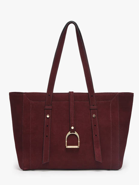 Schoudertas Altesse Suede Leder Etrier Rood altesse suede EASU088S