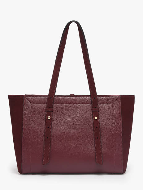 Schoudertas Altesse Suede Leder Etrier Rood altesse suede EASU088S ander zicht 5