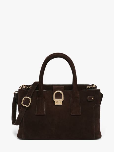 Handtas S Equestre Croco Leder Etrier Bruin equestre croco EEQC142S