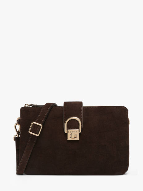 Cross Body Tas Equestre Croco Equestre Croco Etrier Bruin equestre croco EEQC0143