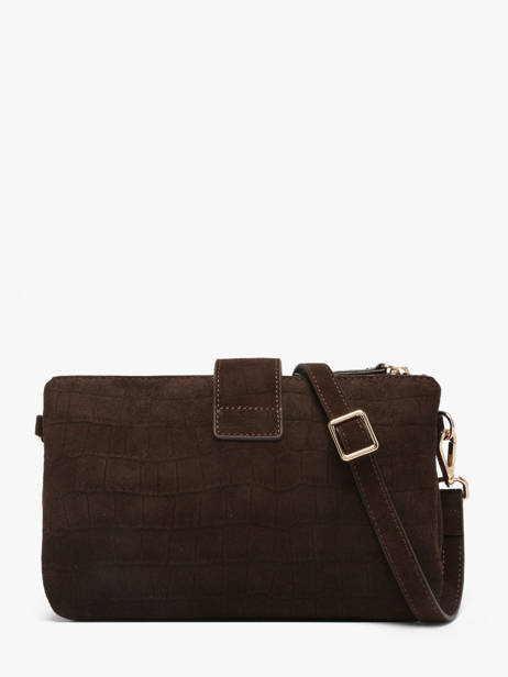 Cross Body Tas Equestre Croco Equestre Croco Etrier Bruin equestre croco EEQC0143 ander zicht 5