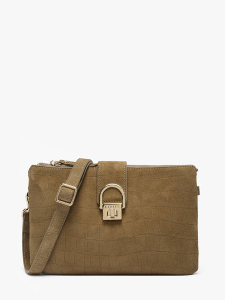 Cross Body Tas Equestre Croco Equestre Croco Etrier Bruin equestre croco EEQC0143