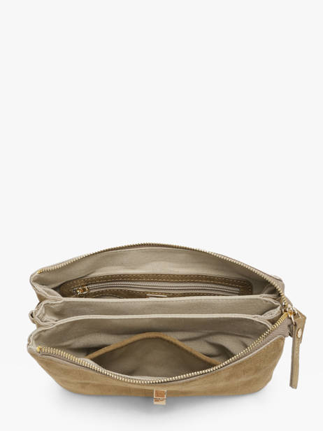 Cross Body Tas Equestre Croco Equestre Croco Etrier Bruin equestre croco EEQC0143 ander zicht 4