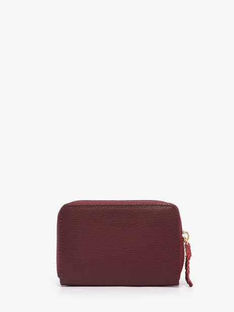 Portefeuille Torsade Leder Etrier Rood torsade ETOS096M ander zicht 2