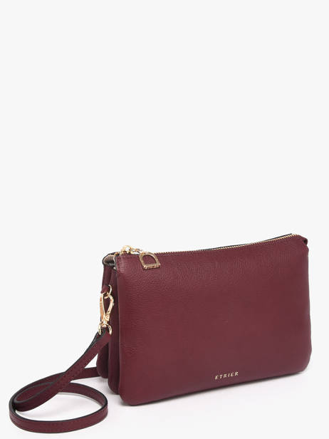 Cross Body Tas Tradition Leder Etrier Violet tradition ETRA0143 ander zicht 2