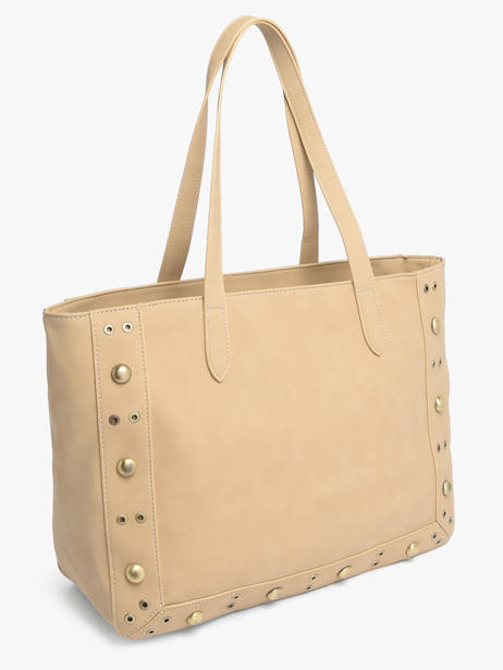 Schoudertas A4 Formaat Eyelet Eyelet Torrow Beige eyelet TEYE01 ander zicht 1