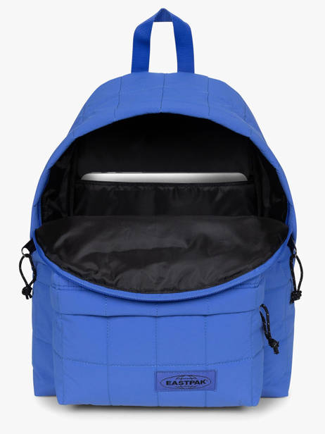 Rugzak Eastpak Blauw puff checks K620PCH ander zicht 2