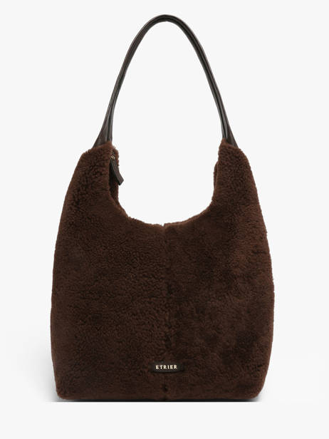 Schoudertassen Amboise Leder Etrier Bruin amboise EAMB154M