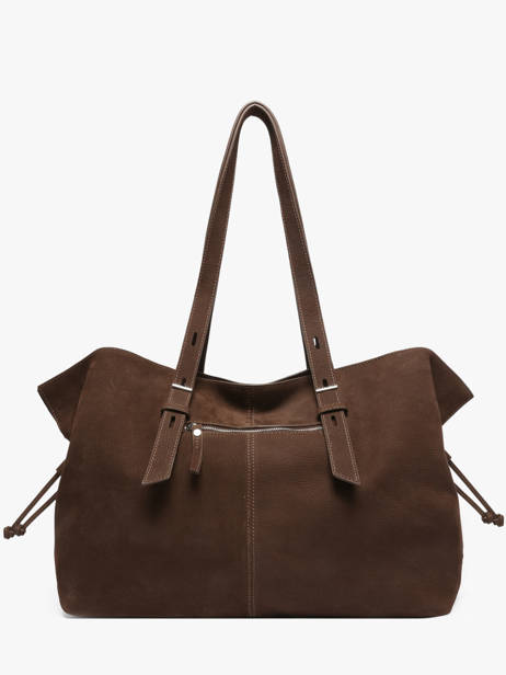 Schoudertas A4 Formaat Cavalier Nubuck Leder Etrier Bruin cavalier nubuck ECAN215L ander zicht 4