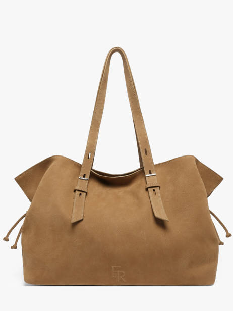 Schoudertas A4 Formaat Cavalier Nubuck Leder Etrier Bruin cavalier nubuck ECAN215L
