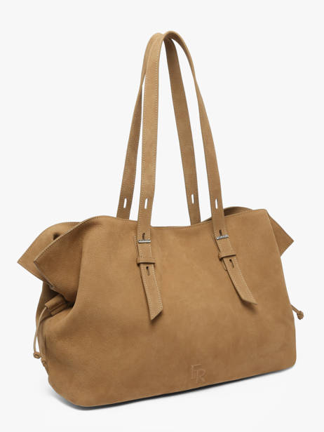 Schoudertas A4 Formaat Cavalier Nubuck Leder Etrier Bruin cavalier nubuck ECAN215L ander zicht 2