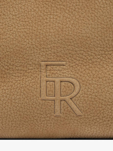 Schoudertas A4 Formaat Cavalier Nubuck Leder Etrier Bruin cavalier nubuck ECAN215L ander zicht 3