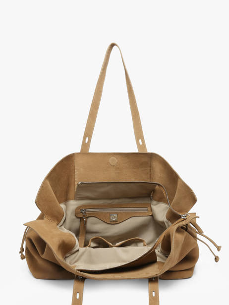 Schoudertas A4 Formaat Cavalier Nubuck Leder Etrier Bruin cavalier nubuck ECAN215L ander zicht 4