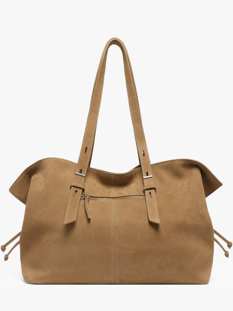 Schoudertas A4 Formaat Cavalier Nubuck Leder Etrier Bruin cavalier nubuck ECAN215L ander zicht 5