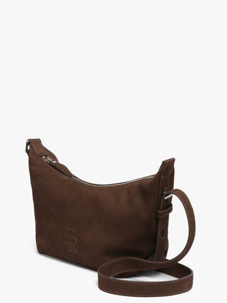 Cross Body Tas Cavalier Nubuck Etrier Bruin cavalier nubuck ECAN228M ander zicht 1