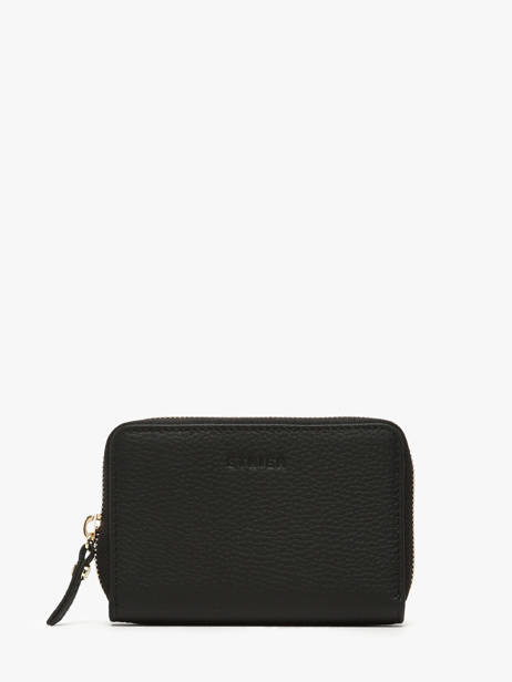 Portemonnee Equestre Leder Etrier Zwart equestre EEQT096M