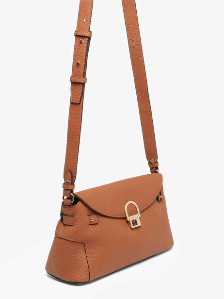 Cross Body Tas Equestre Leder Etrier Bruin equestre EEQT212M ander zicht 2