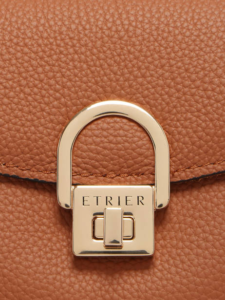 Cross Body Tas Equestre Leder Etrier Bruin equestre EEQT212M ander zicht 3